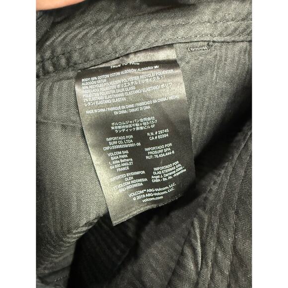 Volcom Mens Frickin Modern Fit Stretch Chino Pant Size 38 NEW # H870 - Picture 10 of 11